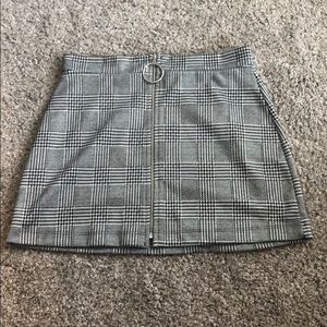 Gingham skirt
